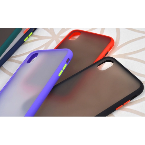 Apple iPhone Xr Kılıf Exlusive Arkası Mat Tam Koruma Darbe Emici - Yeşil