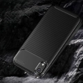 Apple iPhone Xr Kılıf Silikon Parmak İzi Bırakmayan Karbon Soft Negro Kapak - Siyah