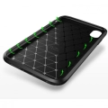 Apple iPhone Xr Kılıf Silikon Parmak İzi Bırakmayan Karbon Soft Negro Kapak - Siyah
