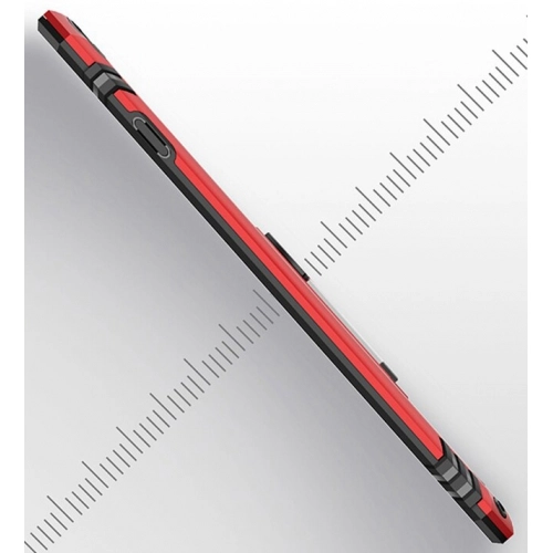 Apple iPhone Xr Kılıf Silikon Zırhlı Standlı Yüzüklü Mıknatıslı Tank Kapak - Gold