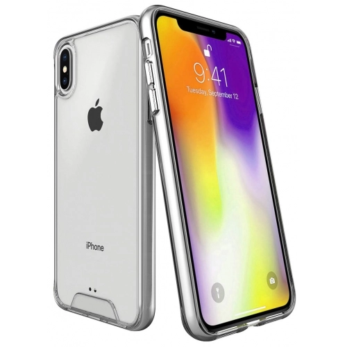 Apple iPhone Xs Max Kılıf Clear Guard Serisi Gard Kapak - Şeffaf