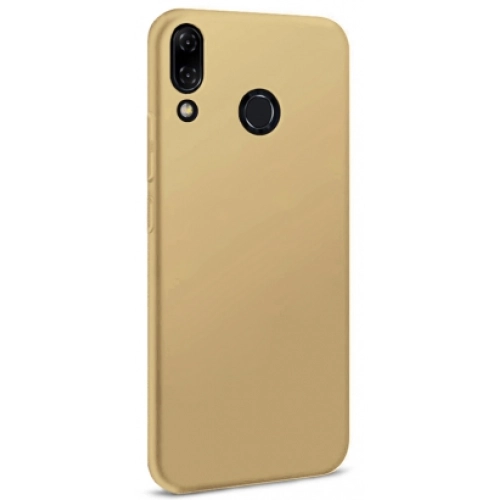 Asus Zenfone Max Pro ZB602KL Kılıf İnce Soft Mat Renkli Esnek Silikon Kapak - Gold