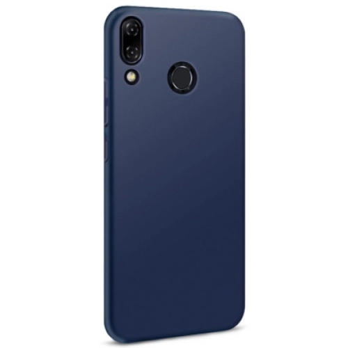 Asus Zenfone Max Pro ZB602KL Kılıf İnce Soft Mat Renkli Esnek Silikon Kapak - Lacivert