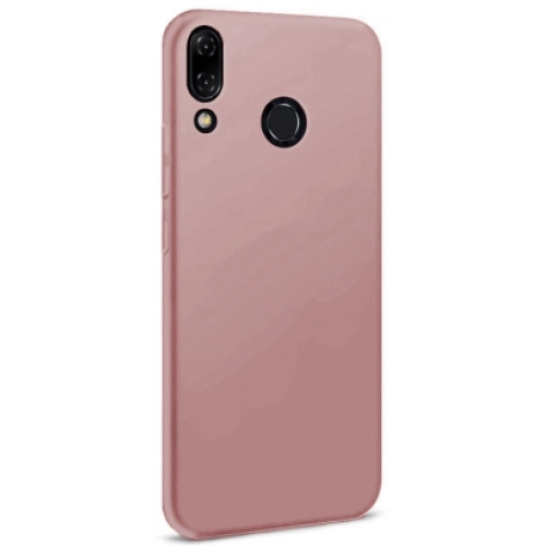 Asus Zenfone Max Pro ZB602KL Kılıf İnce Soft Mat Renkli Esnek Silikon Kapak - Rose Gold