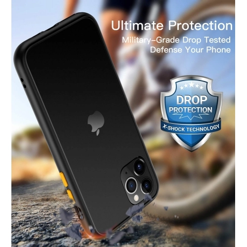 Benks Apple iPhone 11 Pro Kılıf Arkası Mat Magic Smooth Drop Resistance Kapak - Siyah