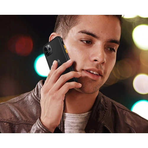 Benks Apple iPhone 11 Pro Kılıf Arkası Mat Magic Smooth Drop Resistance Kapak - Siyah