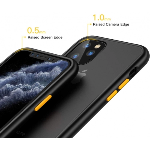 Benks Apple iPhone 11 Pro Kılıf Arkası Mat Magic Smooth Drop Resistance Kapak - Siyah