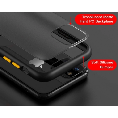 Benks Apple iPhone 11 Pro Max Kılıf Arkası Mat Magic Smooth Drop Resistance Kapak - Yeşil