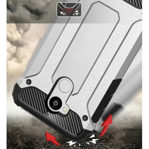 General Mobile GM 8 Kılıf Zırhlı Tank Crash Silikon Kapak - Kırmızı