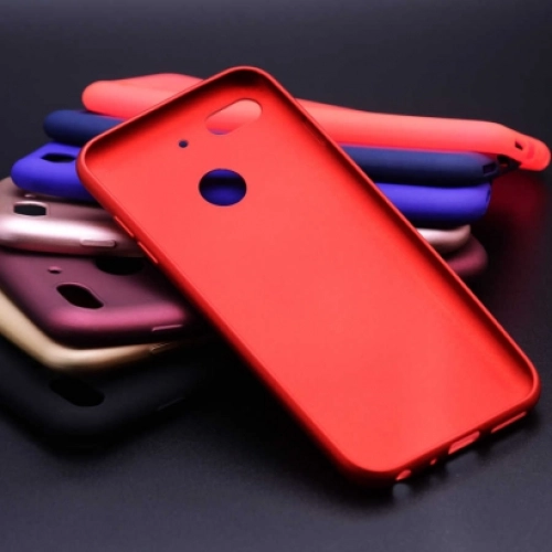 General Mobile GM 9 Pro Kılıf İnce Soft Mat Renkli Esnek Silikon Kapak - Gold