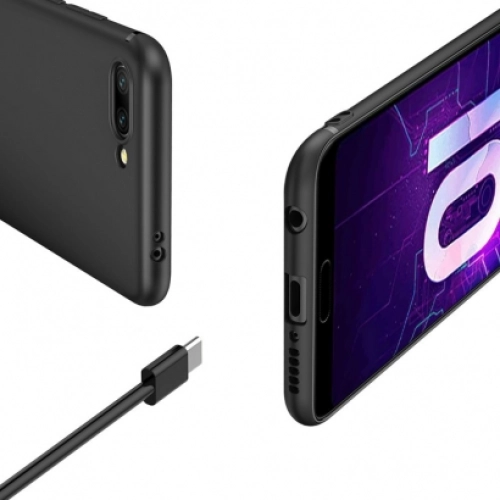 Honor 10 Kılıf İnce Soft Mat Renkli Esnek Silikon Kapak - Lacivert