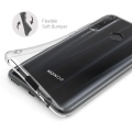 Honor 20 Lite Kılıf Kamera Korumalı Esnek Silikon Kapak - Şeffaf