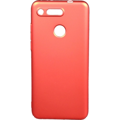 Honor View 20 Kılıf İnce Soft Mat Renkli Esnek Silikon Kapak - Kırmızı