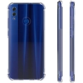 Huawei Honor 10 Lite Kılıf Silikon Köşe Korumalı Airbag Darbe Emici Kapak - Şeffaf