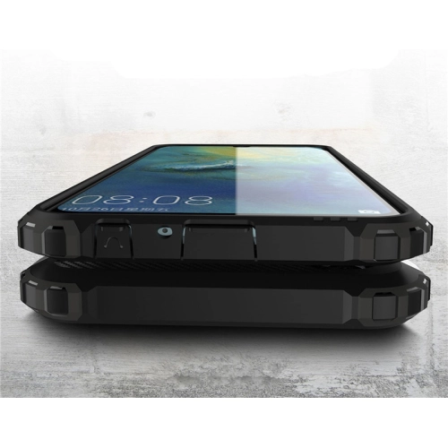 Huawei Honor 10 Lite Kılıf Zırhlı Tank Crash Silikon Kapak - Gold