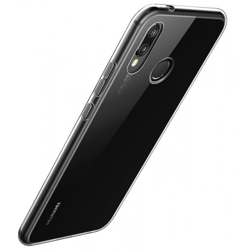 Huawei Honor 10 Lite Kılıf Ultra İnce Kaliteli Esnek Silikon 0.2mm - Şeffaf