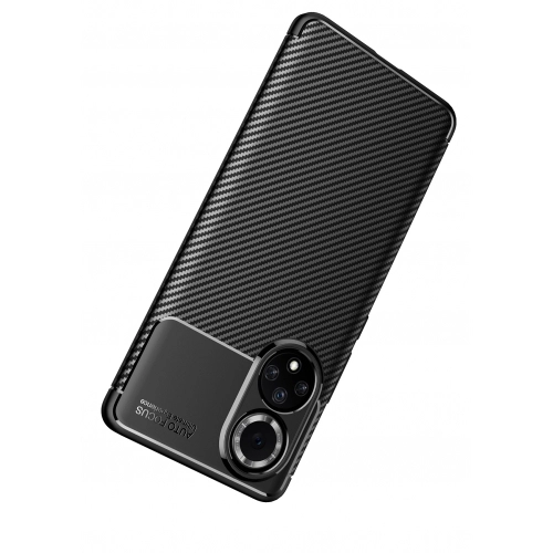 Honor 50 Kılıf Silikon Parmak İzi Bırakmayan Karbon Soft Negro Kapak - Siyah