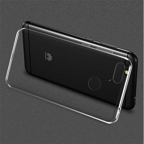 Huawei Honor 7C Kılıf Ultra İnce Kaliteli Esnek Silikon 0.2mm - Şeffaf