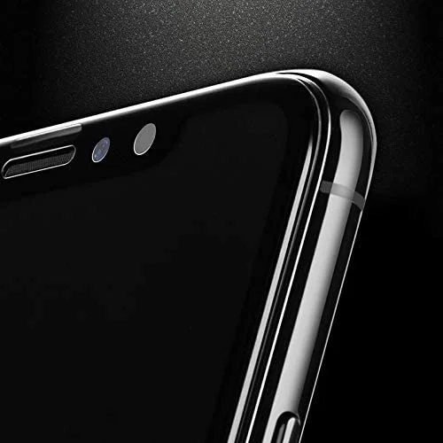Huawei Honor 8c 5D Tam Kapatan Kenarları Kırılmaya Dayanıklı Cam Ekran Koruyucu - Siyah