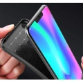 Huawei Honor 8c Kılıf Silikon Parmak İzi Bırakmayan Karbon Soft Negro Kapak - Siyah