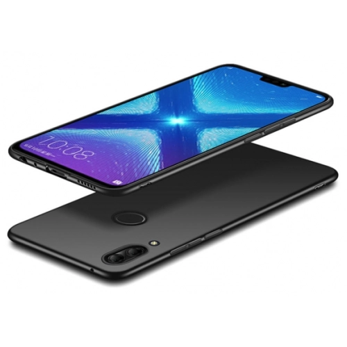 Huawei Honor 8x Kılıf İnce Soft Mat Renkli Esnek Silikon Kapak - Lacivert