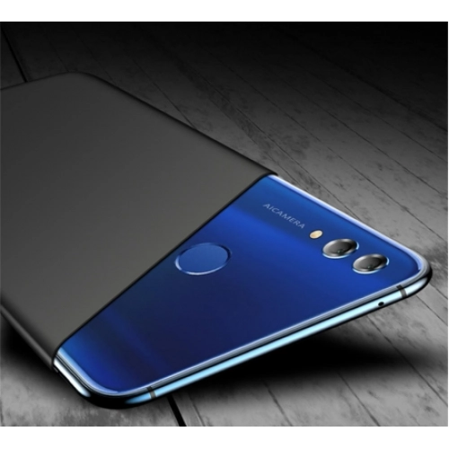 Huawei Honor 8x Kılıf İnce Soft Mat Renkli Esnek Silikon Kapak - Mürdüm