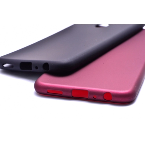 Huawei Honor 8x Kılıf İnce Soft Mat Renkli Esnek Silikon Kapak - Siyah