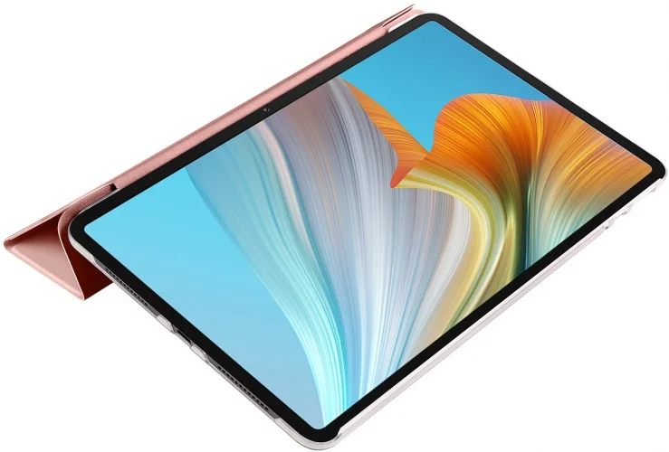 Huawei Honor Pad 8 Tablet Kılıfı Standlı Smart Cover Kapak - Rose Gold