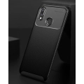 Huawei Honor Play Kılıf Silikon Parmak İzi Bırakmayan Karbon Soft Negro Kapak - Kahve