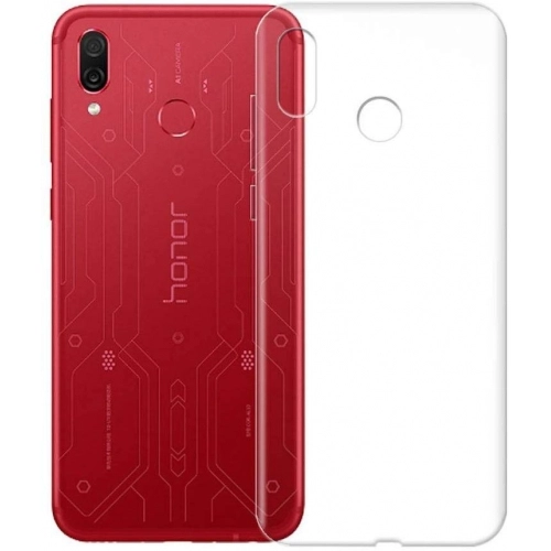 Huawei Honor Play Kılıf Ultra İnce Kaliteli Esnek Silikon 0.2mm - Şeffaf