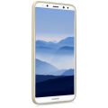 Huawei Mate 10 Lite Kılıf İnce Soft Mat Renkli Esnek Silikon Kapak - Gold