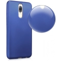 Huawei Mate 10 Lite Kılıf İnce Soft Mat Renkli Esnek Silikon Kapak - Mavi
