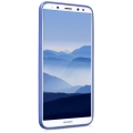 Huawei Mate 10 Lite Kılıf İnce Soft Mat Renkli Esnek Silikon Kapak - Mavi