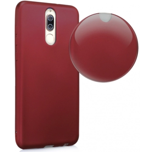 Huawei Mate 10 Lite Kılıf İnce Soft Mat Renkli Esnek Silikon Kapak - Mürdüm