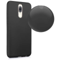 Huawei Mate 10 Lite Kılıf İnce Soft Mat Renkli Esnek Silikon Kapak - Siyah