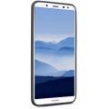 Huawei Mate 10 Lite Kılıf İnce Soft Mat Renkli Esnek Silikon Kapak - Siyah
