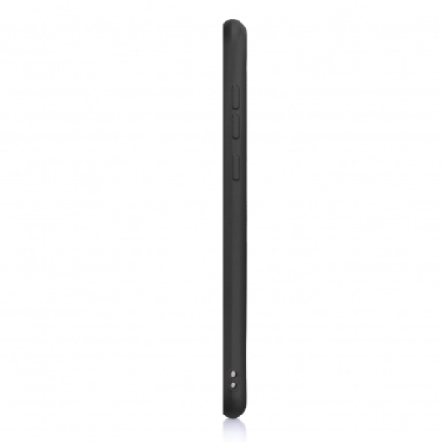 Huawei Mate 10 Lite Kılıf İnce Soft Mat Renkli Esnek Silikon Kapak - Siyah