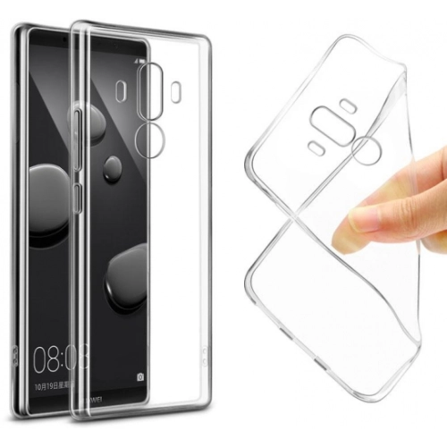 Huawei Mate 10 Pro Kılıf Kamera Korumalı Esnek Silikon Kapak - Şeffaf