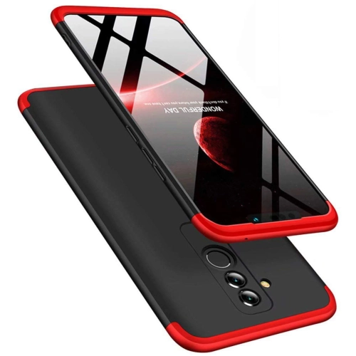Huawei Mate 20 Lite Kılıf 3 Parçalı 360 Tam Korumalı Rubber AYS Kapak - Kırmızı