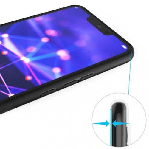 Huawei Mate 20 Lite Kılıf İnce Soft Mat Renkli Esnek Silikon Kapak - Gold