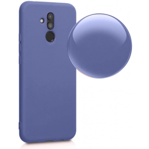 Huawei Mate 20 Lite Kılıf İnce Soft Mat Renkli Esnek Silikon Kapak - Kırmızı