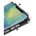 Huawei Mate 20 Pro Kılıf Silikon Köşe Korumalı Airbag Darbe Emici Kapak - Şeffaf