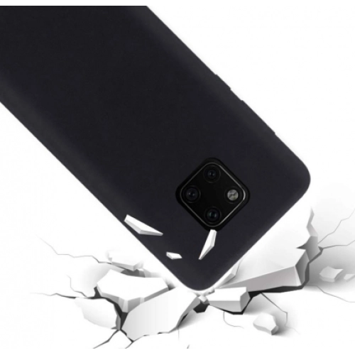 Huawei Mate 20 Pro Kılıf İnce Soft Mat Renkli Esnek Silikon Kapak - Rose Gold