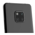 Huawei Mate 20 Pro Kılıf Kamera Korumalı Esnek Silikon Kapak - Şeffaf