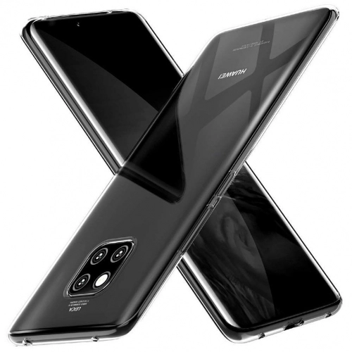 Huawei Mate 20 Pro Kılıf Ultra İnce Kaliteli Esnek Silikon 0.2mm - Şeffaf