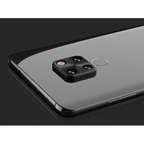 Huawei Mate 20 Pro Metal Kamera Koruyucu - Rose Gold