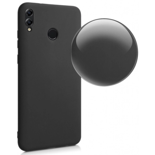 Huawei P Smart 2019 Kılıf İnce Soft Mat Renkli Esnek Silikon Kapak - Mavi