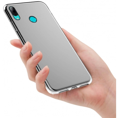 Huawei P Smart 2019 Kılıf Ultra İnce Kaliteli Esnek Silikon 0.2mm - Şeffaf