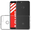 Huawei P Smart Kılıf Ultra İnce Kaliteli Esnek Silikon 0.2mm - Şeffaf