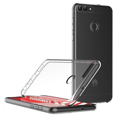 Huawei P Smart Kılıf Ultra İnce Kaliteli Esnek Silikon 0.2mm - Şeffaf
